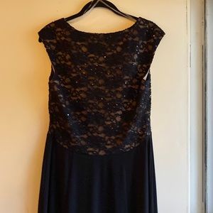 Maxi black dress